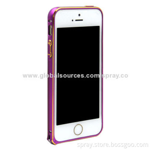 Ultra-thin High-strength Aluminum Metal Bumper Cases for iPhone 5/5S with Buttons